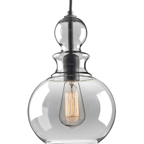 Staunton 1 Light Graphite Pendant Ceiling Light, Design Series