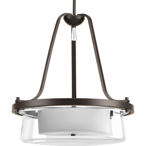 Indulge 3 Light 20 inch Antique Bronze Foyer Pendant Ceiling Light