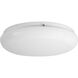 Round Clouds 3 Light 14 inch White Flush Mount Ceiling Light