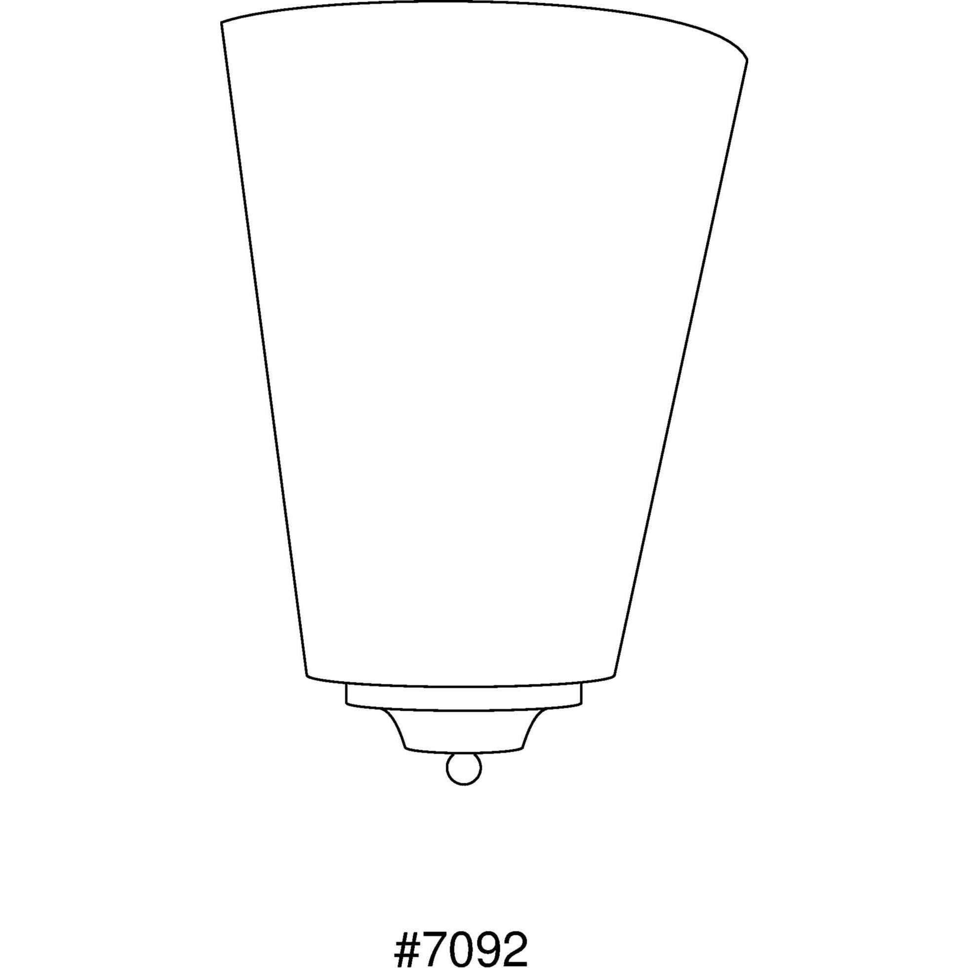 LED Sconce LED 8 inch Brushed Nickel ADA Wall Sconce Wall Light, Progress LED