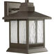 Greenridge LED 11 inch Antique Bronze Outdoor Wall Lantern