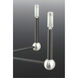 Foton 3 Light 13 inch Graphite Mini-Pendant Ceiling Light, Design Series