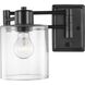 Milner 10 inch 60.00 watt Matte Black Swing Arm Wall Light