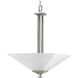 North Park 2 Light 16 inch Brushed Nickel Hall & Foyer Ceiling Light