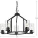 Goodwin 5 Light 24 inch Matte Black Chandelier Ceiling Light