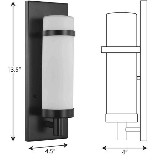 Hartwick 1 Light 5 inch Matte Black ADA Wall Sconce Wall Light