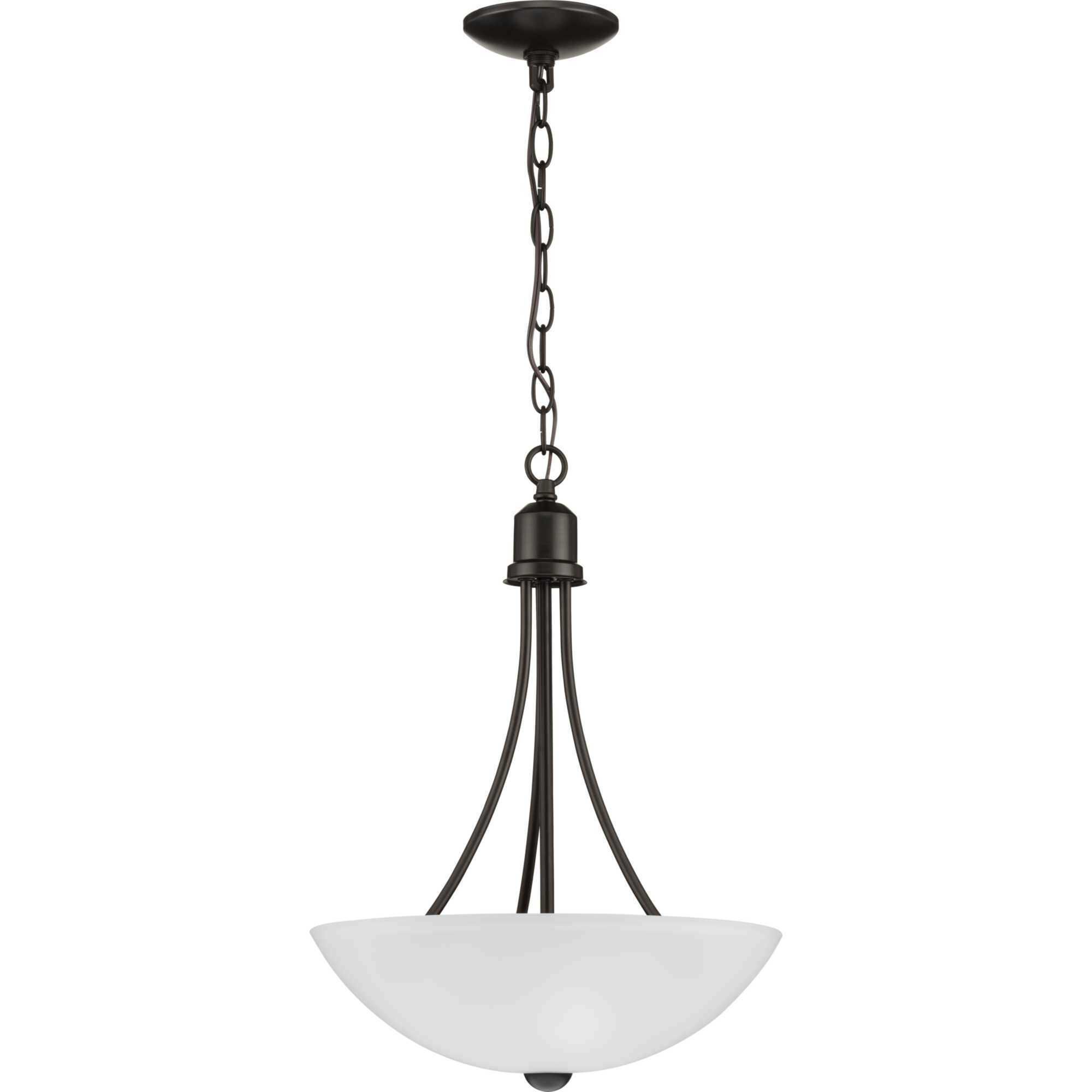 Gather 2 Light 15 inch Antique Bronze Foyer Pendant Ceiling Light in Bulbs Not Included, Standard
