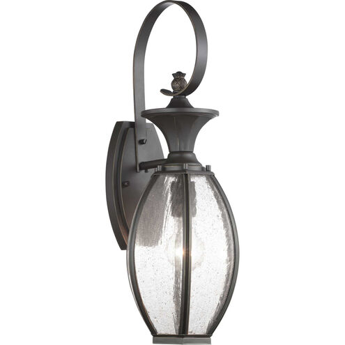 River Place 1 Light 21 inch Antique Bronze Outdoor Wall Lantern, Medium