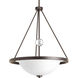 Compass 3 Light 22 inch Antique Bronze Foyer Pendant Ceiling Light