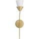Pinellas 1 Light 5.12 inch Soft Gold Wall Bracket Wall Light, Design Series