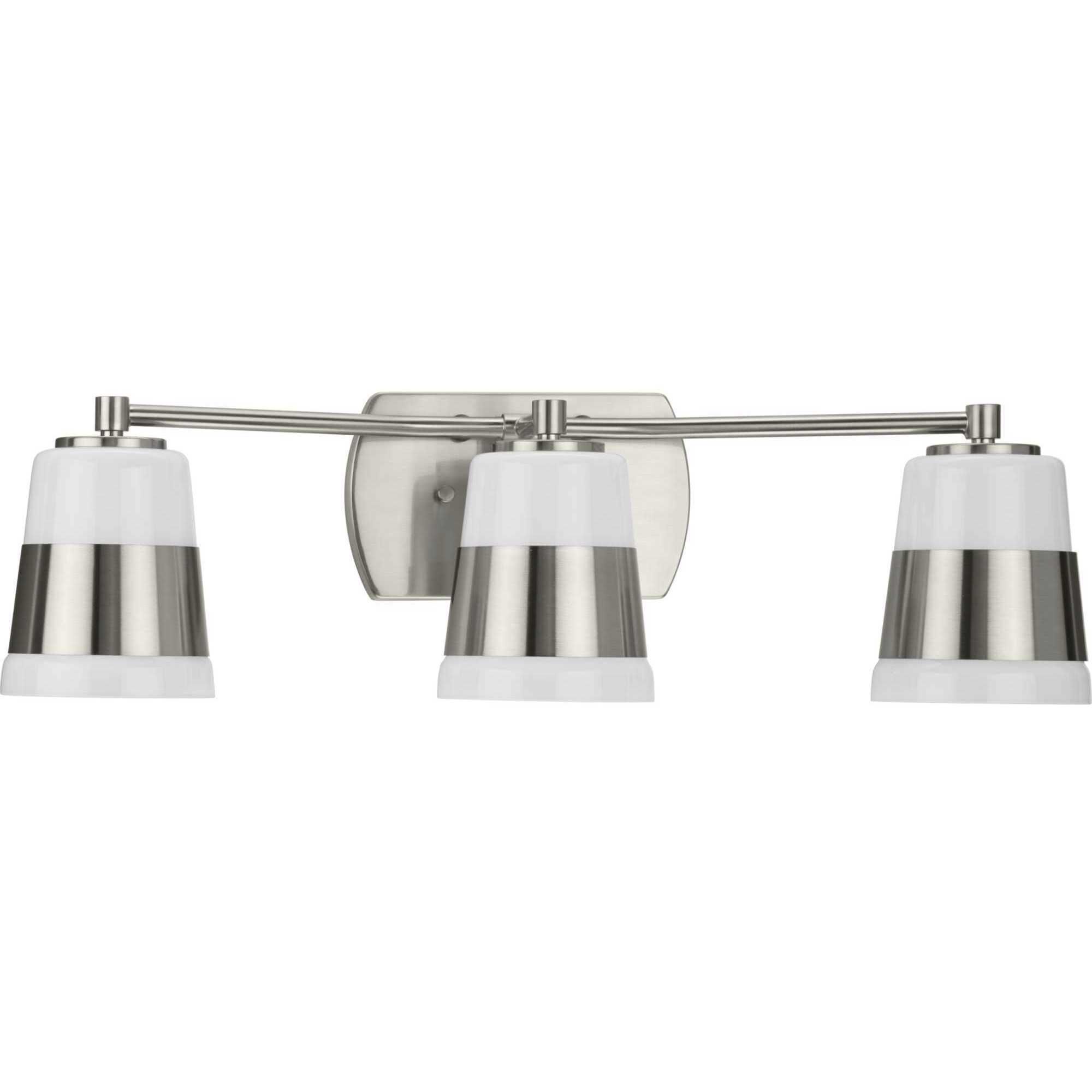 Haven 3 Light 24 inch Brushed Nickel Bath Light Wall Light