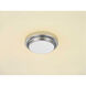 Bezel LED LED 16 inch Polished Chrome Flush Mount Ceiling Light, Progress LED