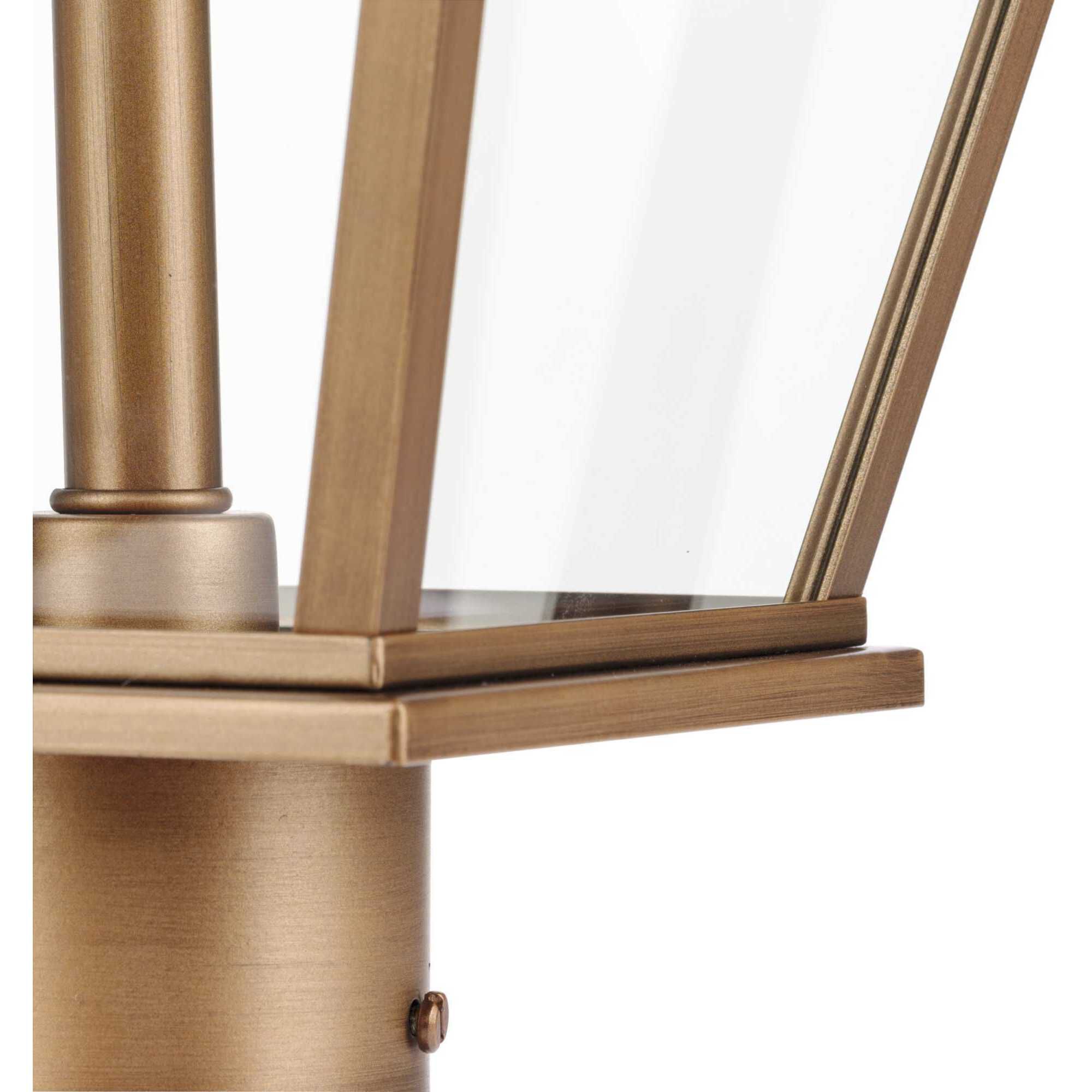 Bradshaw 1 Light 25.25 inch Antique Copper Outdoor Post Lantern, Design Series