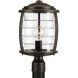 Signal Bay 1 Light 16.38 inch Oil Rubbed Bronze Post Lantern