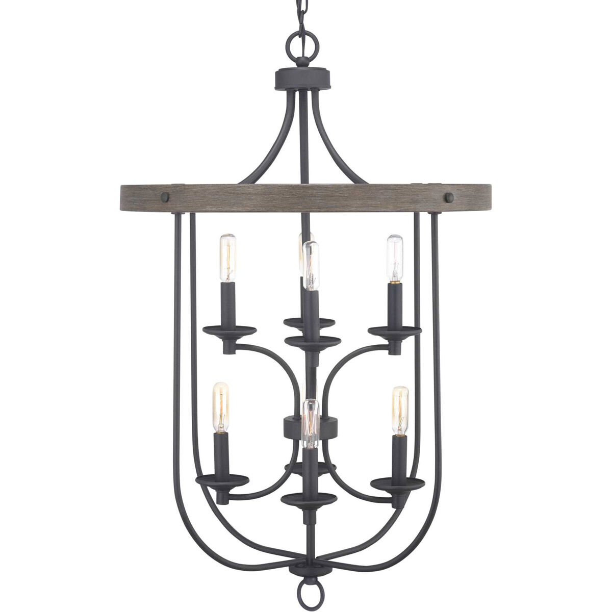 Gulliver 8 Light 21 inch Graphite Foyer Pendant Ceiling Light