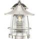 Prairie 1 Light 14 inch Brushed Nickel Outdoor Wall Lantern, Large