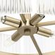 Seville 4 Light 17.87 inch Soft Gold Convertible Pendant Ceiling Light, Design Series