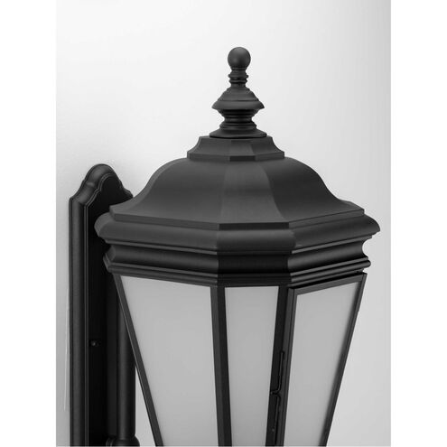 Crawford 1 Light 33 inch Textured Black Outdoor Wall Lantern, Large