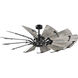 Springer 60 inch Matte Black with Rustic Charcoal Blades Ceiling Fan