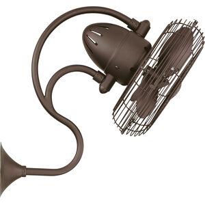 Atlas Melody 20 inch Textured Bronze Wall Fan, Atlas