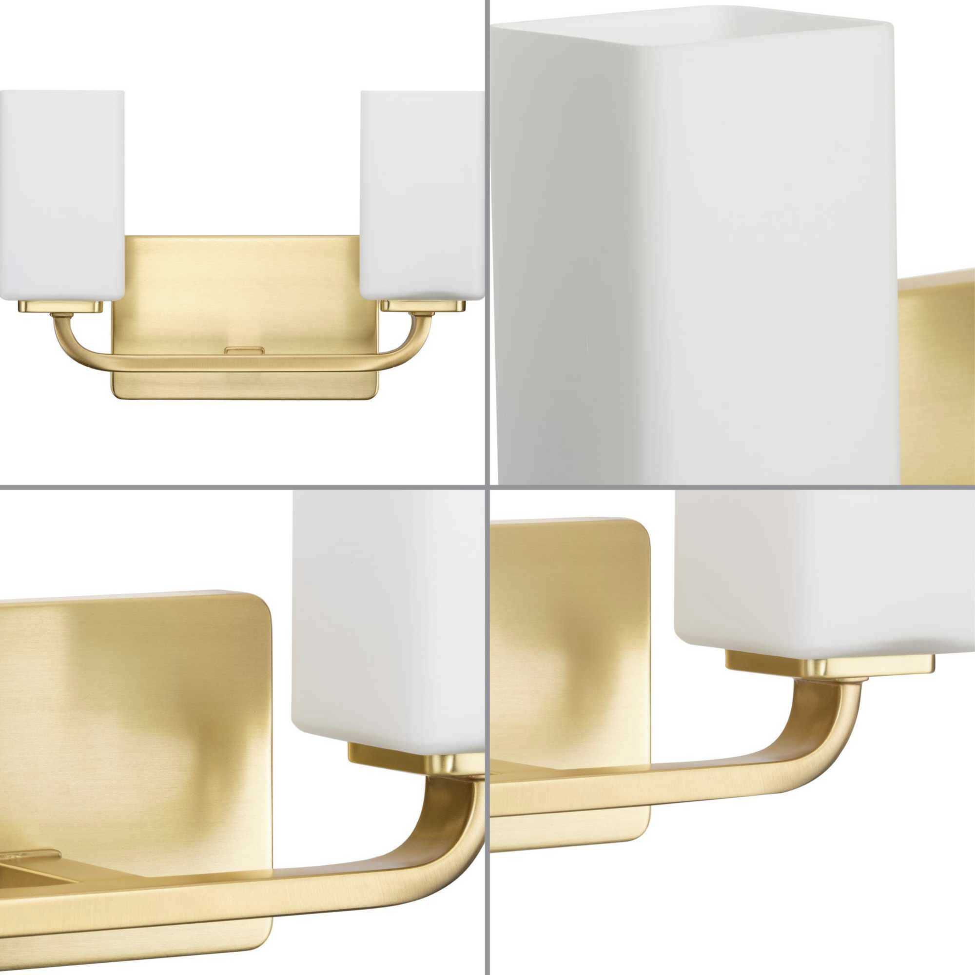 Cowan 2 Light 14 inch Satin Brass Bath Vanity Wall Light