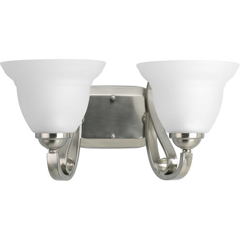 Torino 2 Light 16 inch Brushed Nickel Bath Vanity Wall Light