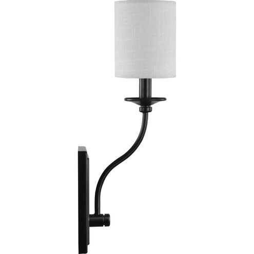 Bonita 1 Light 5 inch Matte Black Wall Sconce Wall Light, Design Series