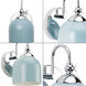 Dalton 1 Light 7 inch Polished Chrome Bath Vanity Wall Light