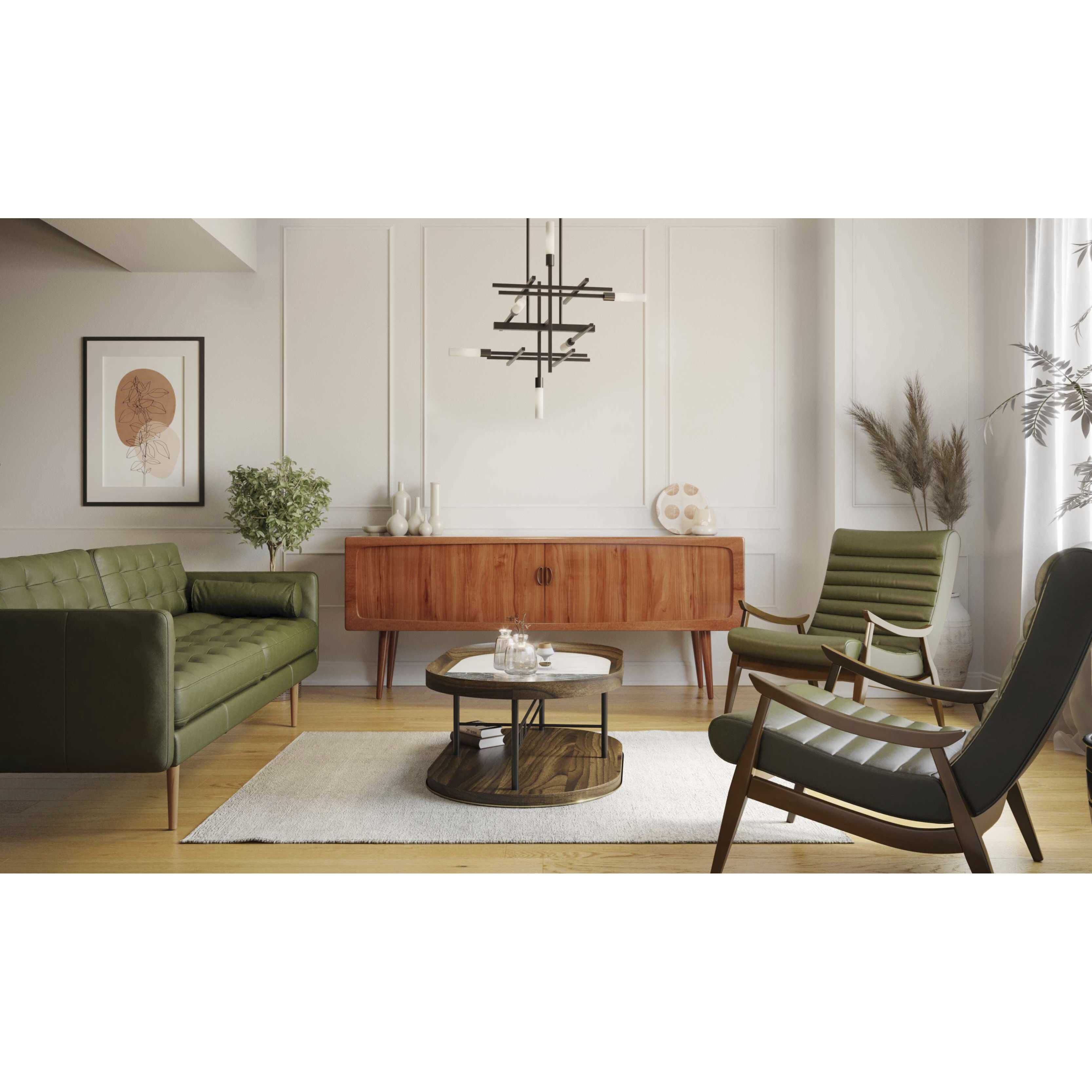 Quadrant LED LED 26 inch Matte Black Chandelier Ceiling Light, Progress LED