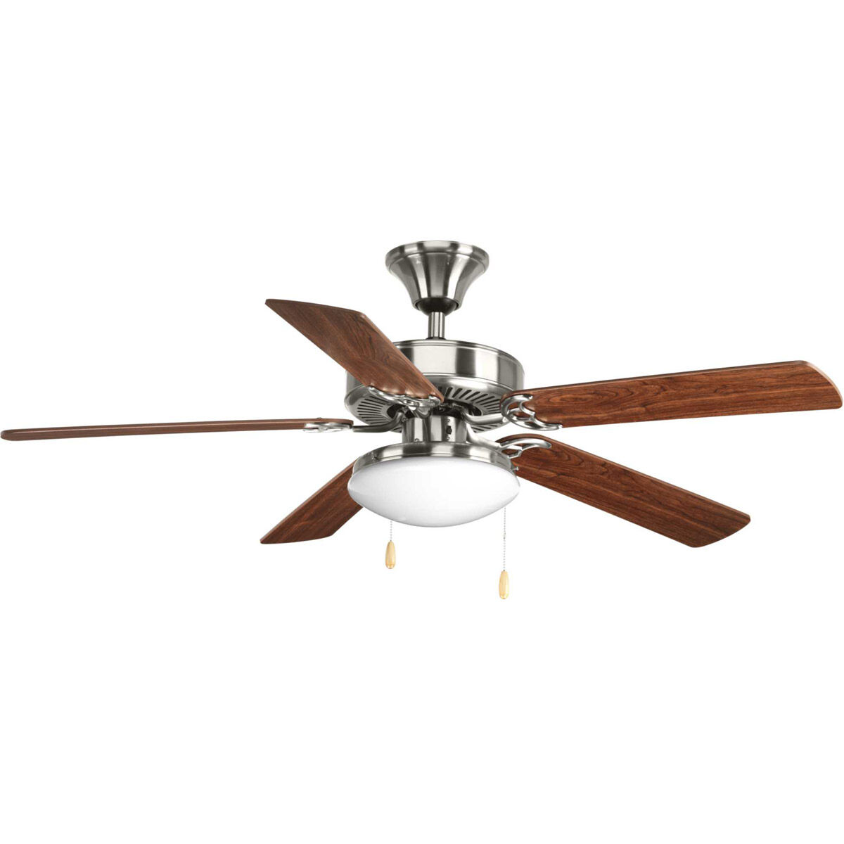 AirPro 52 inch Brushed Nickel with Cherry/Natural Cherry Blades Ceiling Fan