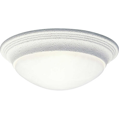 Alabaster Glass 1 Light 11.5 inch White Flush Mount Ceiling Light
