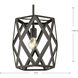 Saucedo 1 Light 12 inch Architectural Bronze Pendant Ceiling Light, Design Series