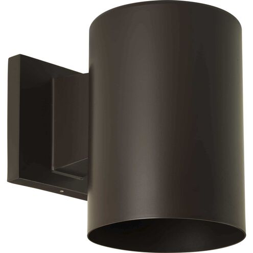 Cylinder Outdoor Wall Cylinder in Antique Bronze, Standard Lamping