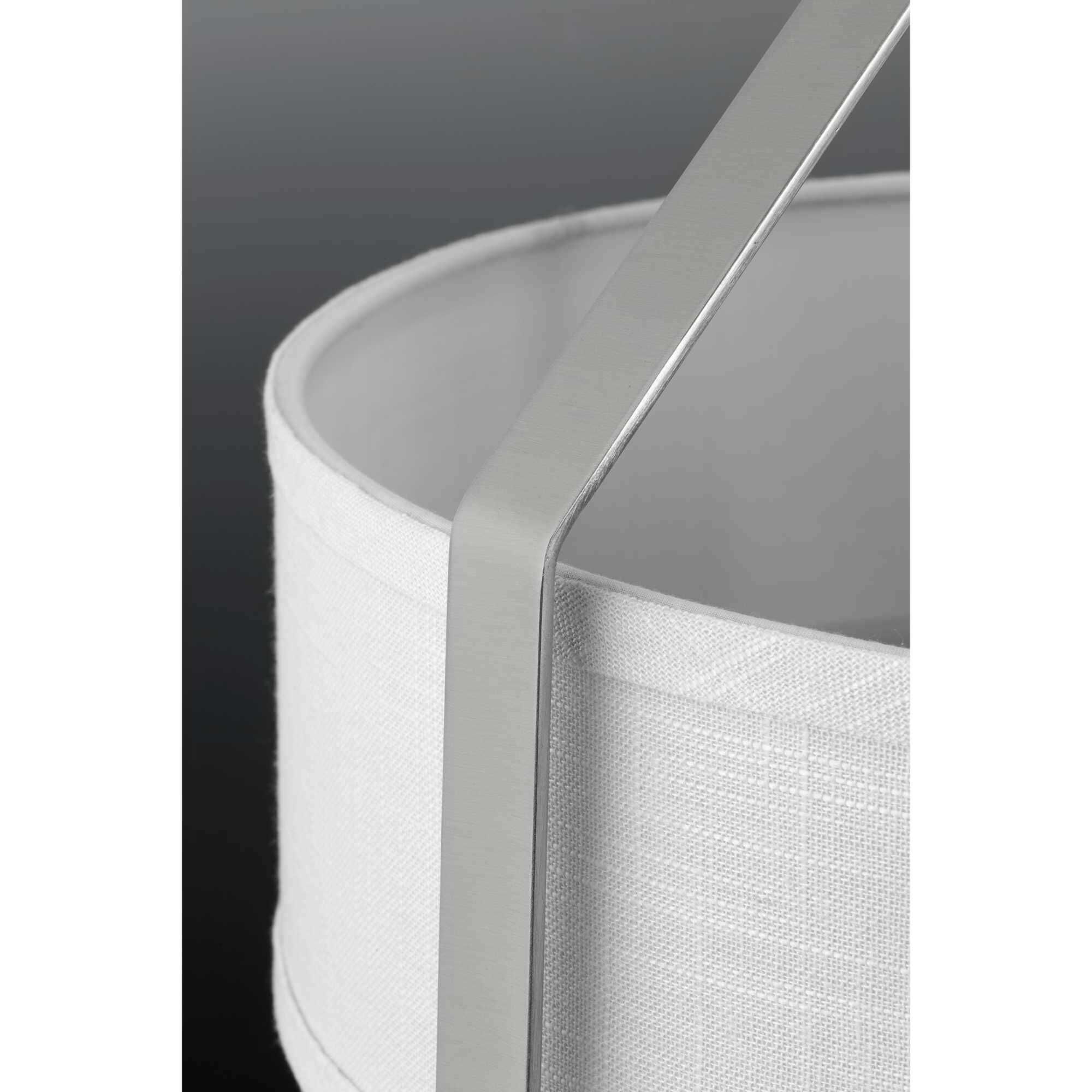 Ratio 3 Light 16 inch Brushed Nickel Semi-Flush Convertible Pendant Ceiling Light, Design Series