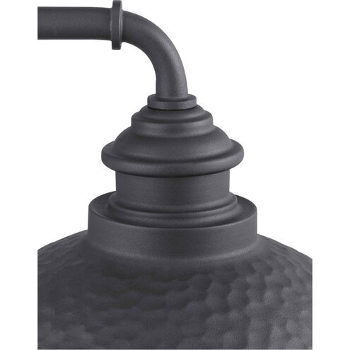 Englewood 1 Light 10 inch Textured Black Outdoor Wall Lantern, Medium