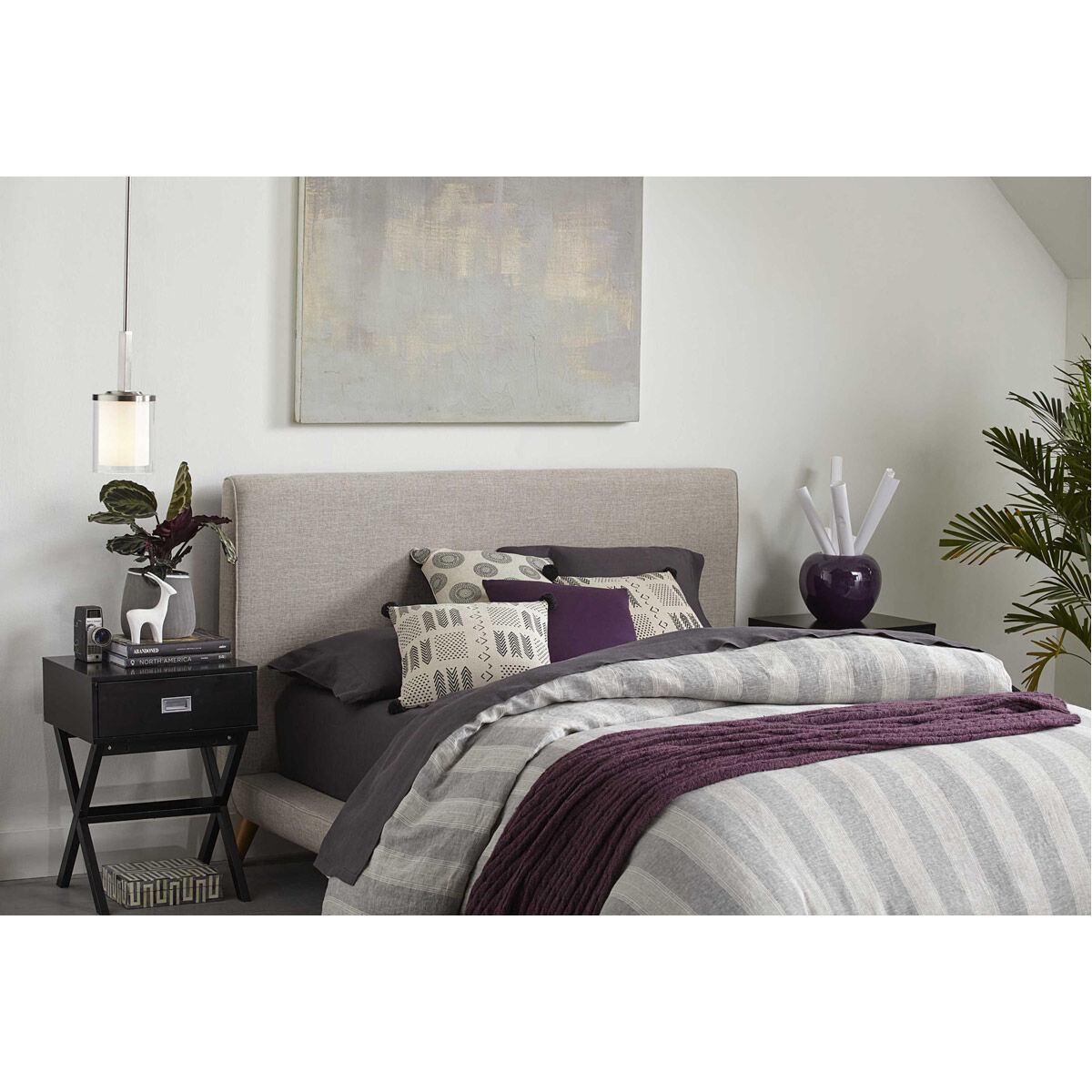 Mast 1 Light 6 inch Brushed Nickel Mini-Pendant Ceiling Light