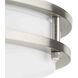 Abide LED LED 10.24 inch Brushed Nickel Flush Mount Ceiling Light, Small, Progress LED