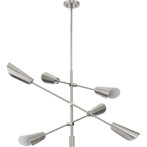 Cornett LED 44.12 inch Brushed Nickel Chandelier Ceiling Light