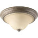 Spirit 2 Light 15 inch Pebbles Flush Mount Ceiling Light