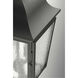 Kiawah 1 Light 13 inch Textured Black Outdoor Wall Lantern, Small, Design Series