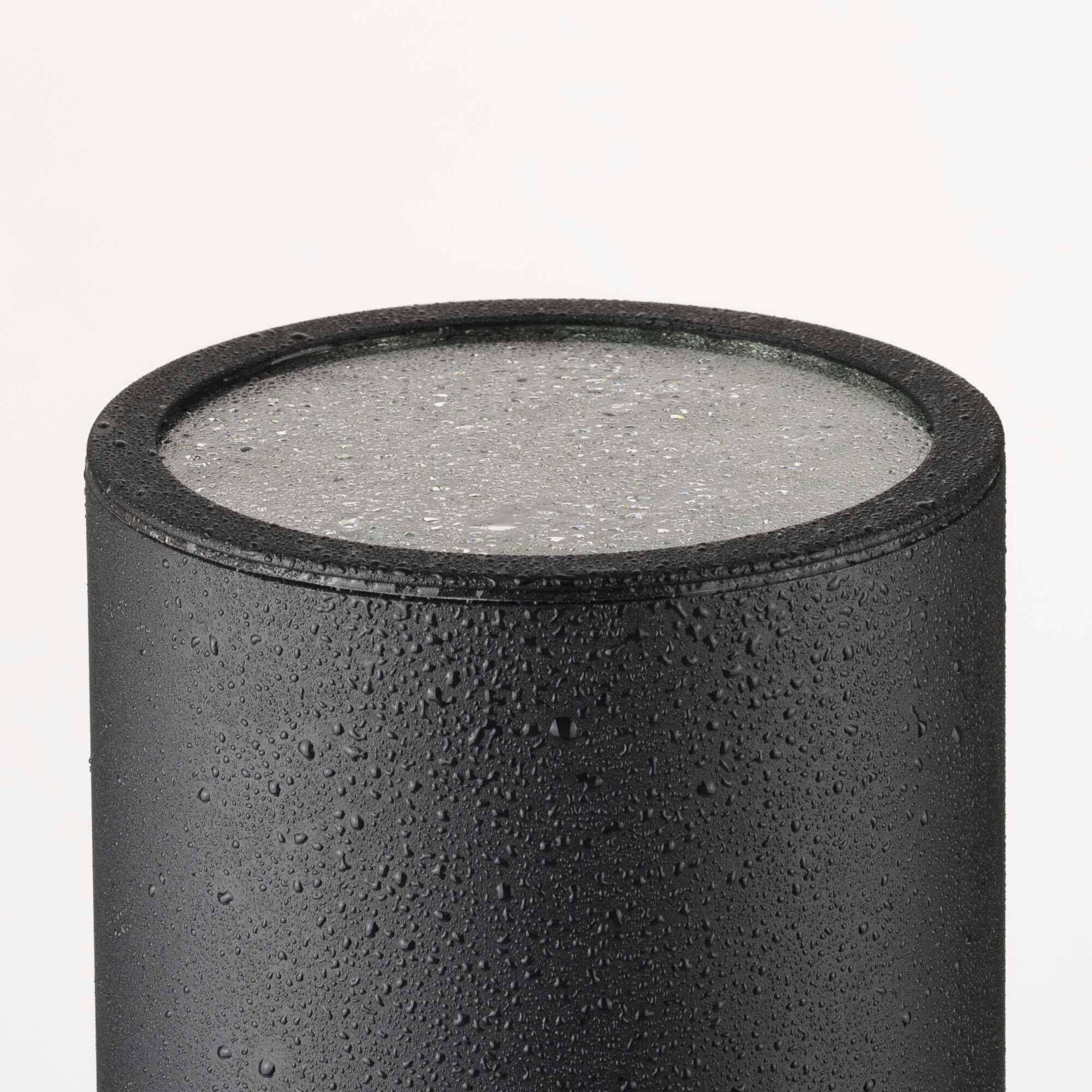 Cylinder Lens Black Round Cylinder Cover