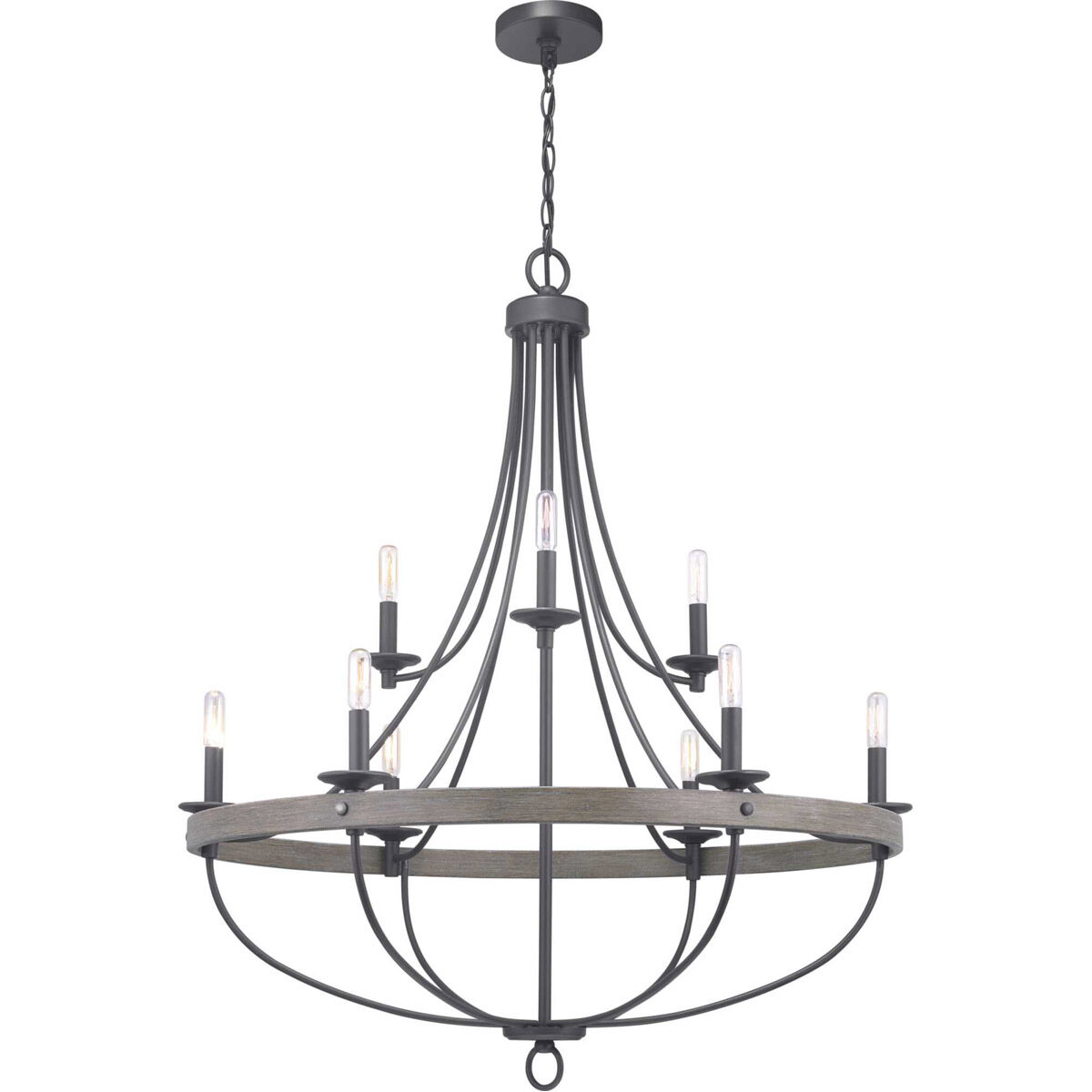 Gulliver 9 Light 35 inch Graphite Chandelier Ceiling Light