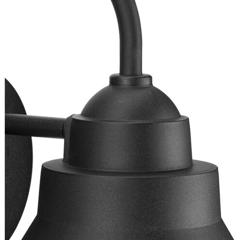 Bayside Non-Metallic 1 Light 10 inch Black Outdoor Wall Lantern