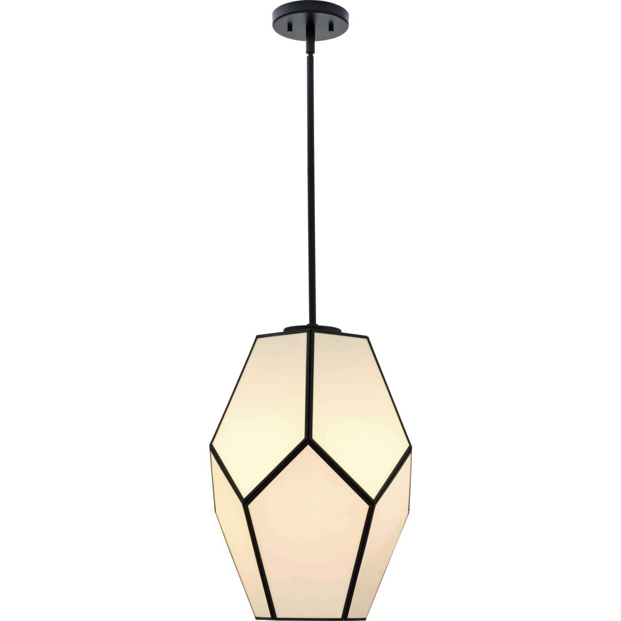 Latham 1 Light 14 inch Matte Black Pendant Ceiling Light