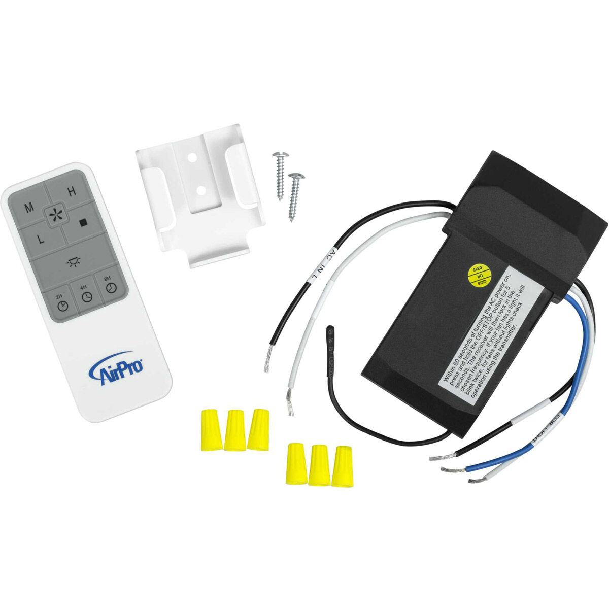 AirPro Unfinished Universal Ceiling Fan Remote Control