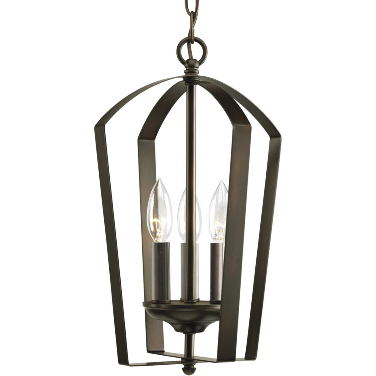 Gather 3 Light 10 inch Antique Bronze Foyer Pendant Ceiling Light