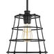 Chambers 1 Light 10 inch Matte Black Mini-Pendant Ceiling Light