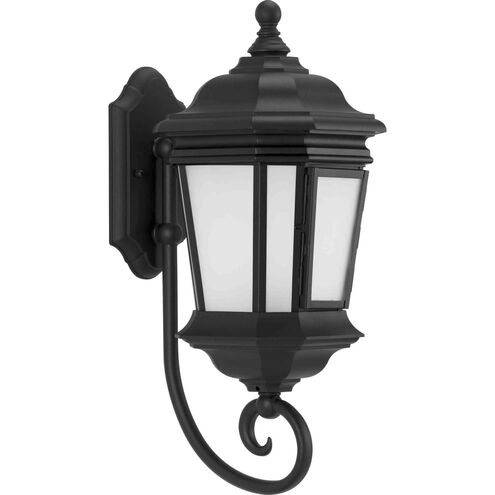 Crawford 1 Light 21 inch Textured Black Outdoor Wall Lantern, Medium