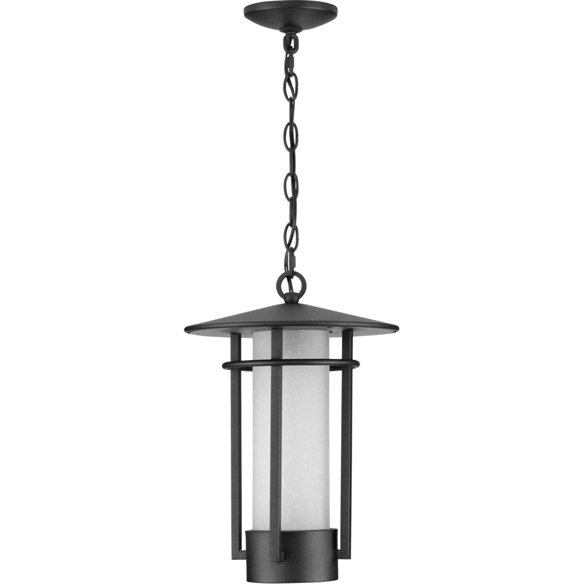 Exton 1 Light 11.12 inch Textured Black Outdoor Pendant