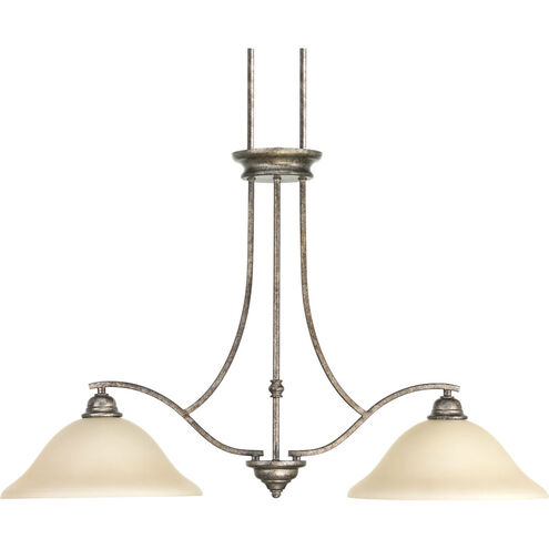 Spirit 2 Light 36 inch Pebbles Island Chandelier Ceiling Light